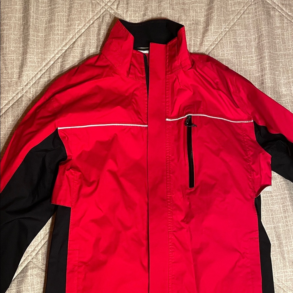 Novara Red and Black cycling Jacket